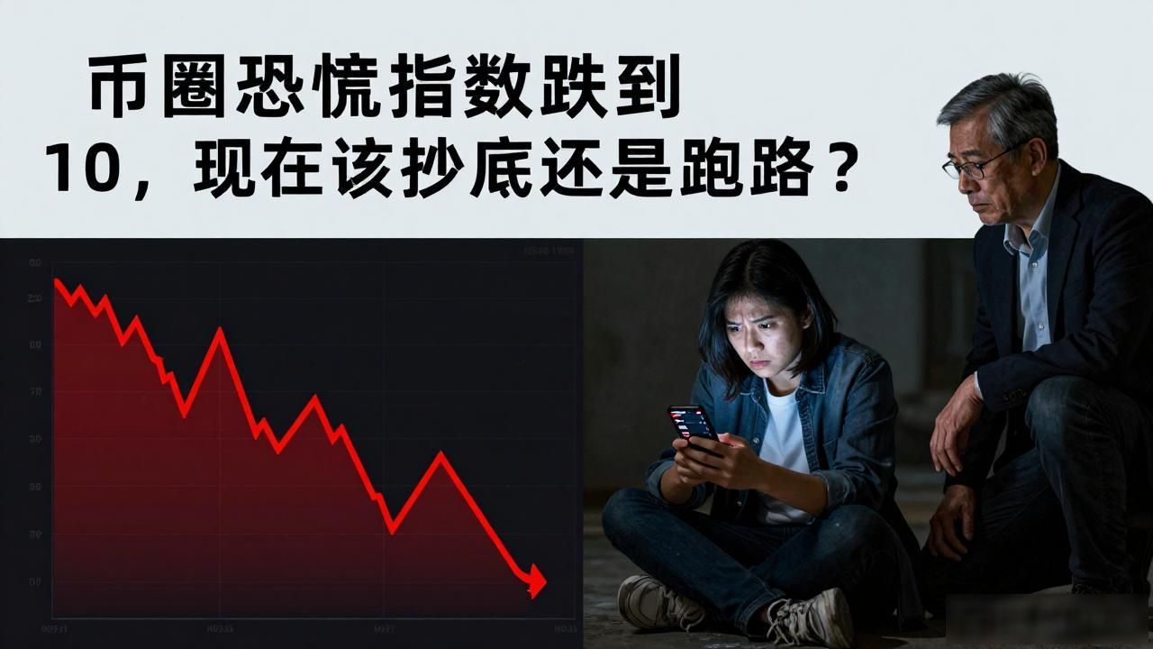 币圈恐慌指数跌到10，现在该抄底还是跑路？