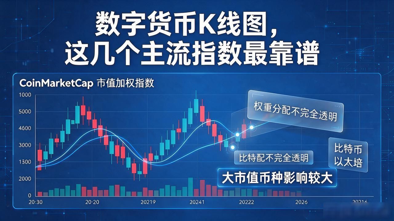 数字货币K线图，这几个主流指数最靠谱