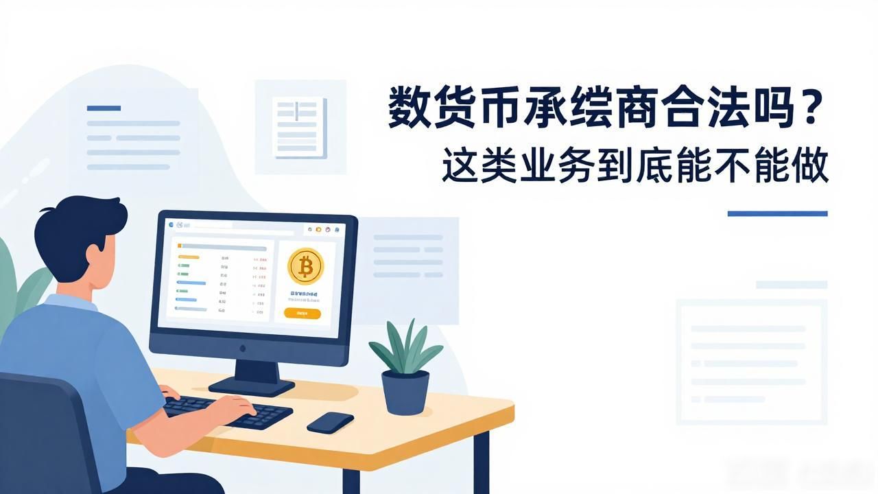 数字货币承兑商合法吗？这类业务到底能不能做