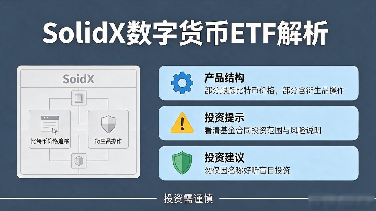 SolidX数字货币ETF是什么？看完这篇你就懂了