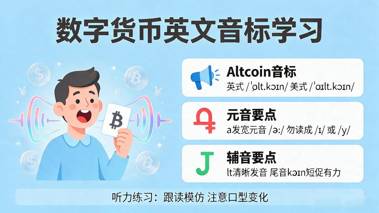 数字货币英文音标