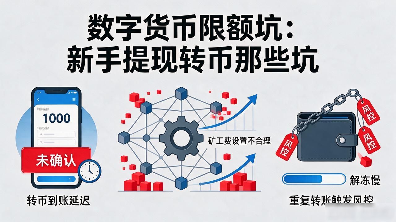 数字货币限额坑：新手提现转币那些坑