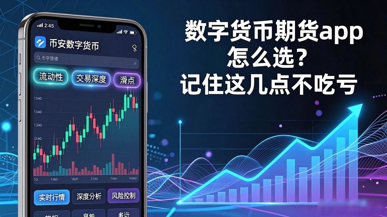数字货币期货App怎么选？记住这几点不吃亏