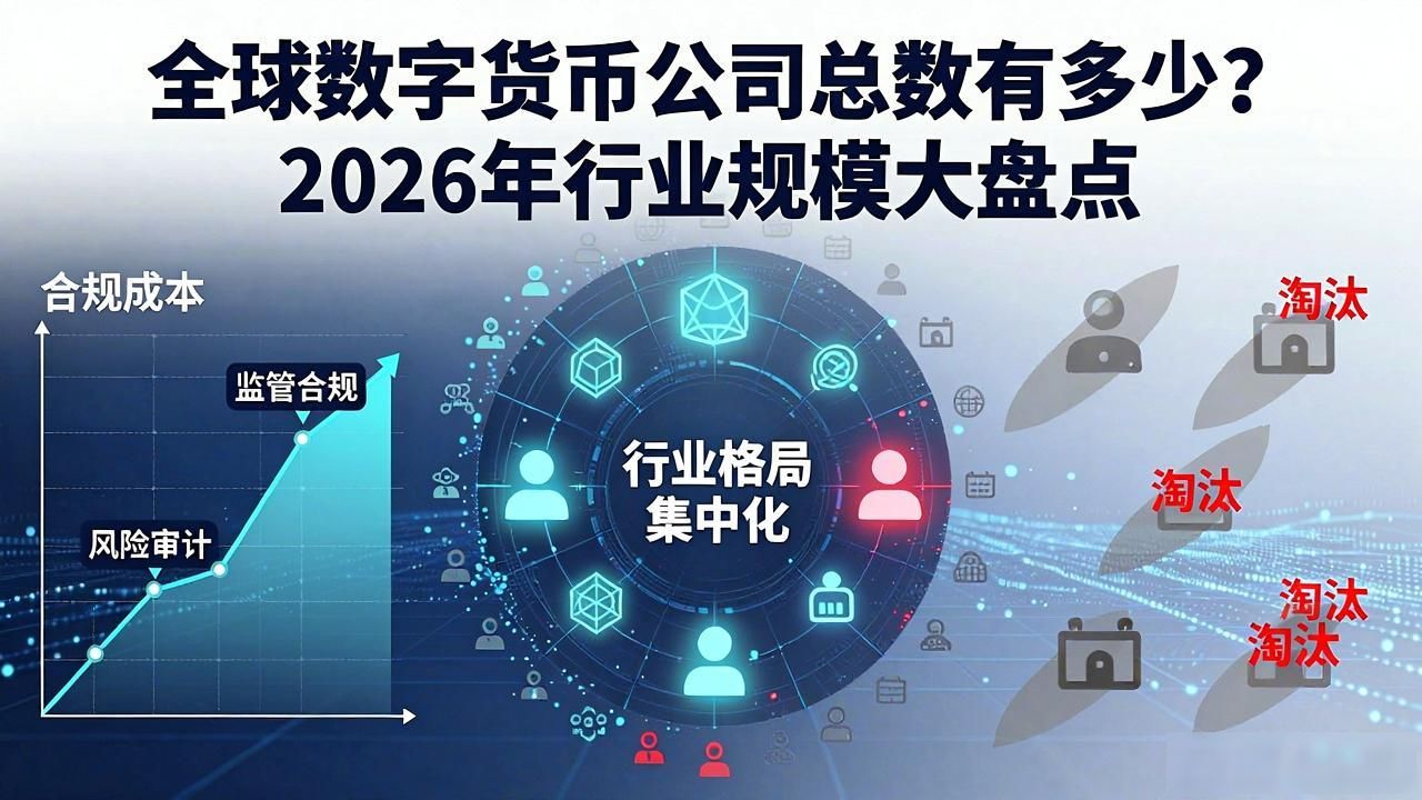 全球数字货币公司总数有多少?2026年行业规模大盘点