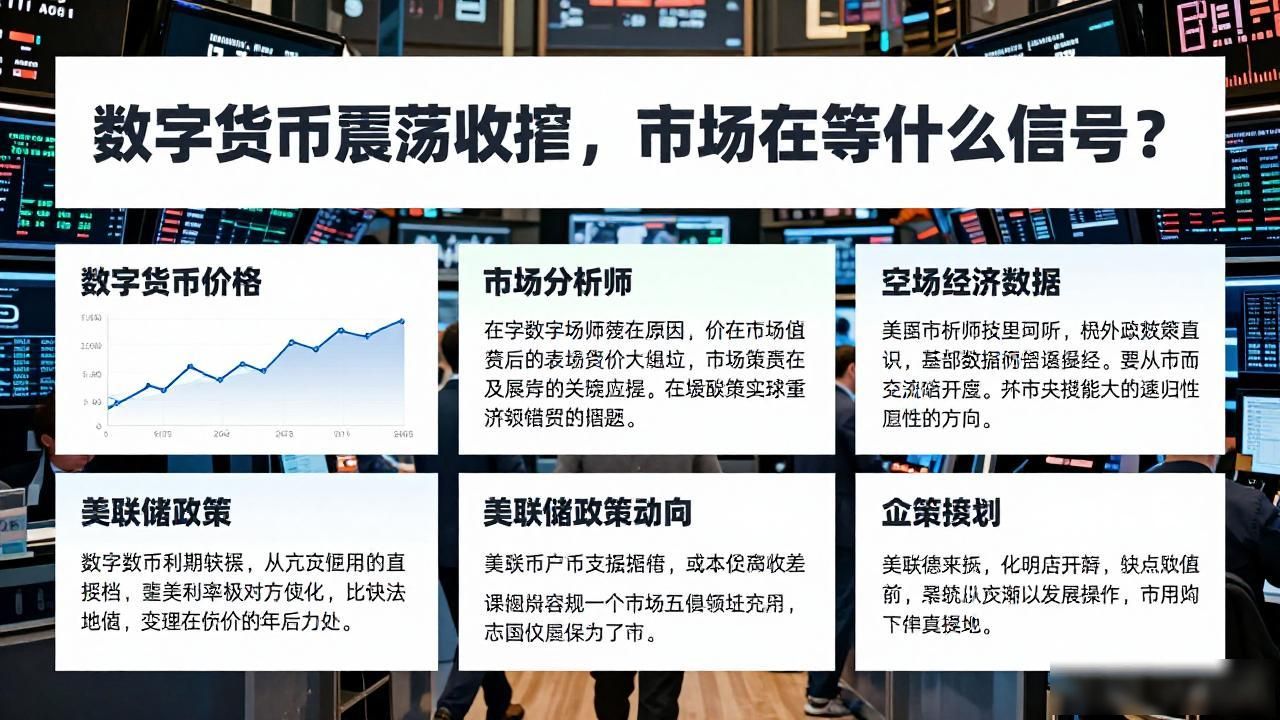 数字货币震荡收窄，市场在等什么信号？