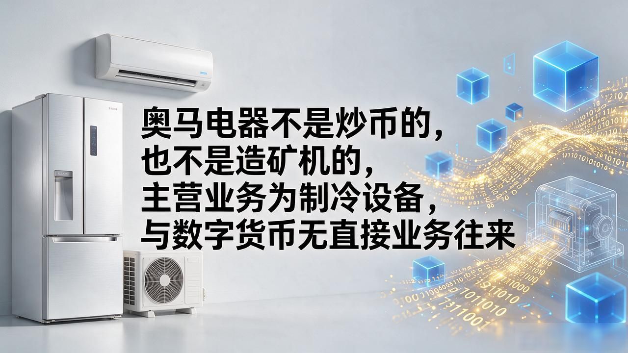 奥马电器和数字货币到底啥关系？矿场散热设备它确实供过